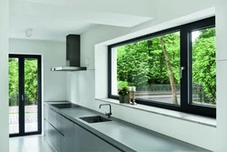 Алюминиевые окна для кухни фото
