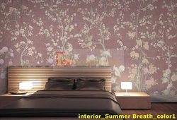 Washable wallpaper for bedroom photo