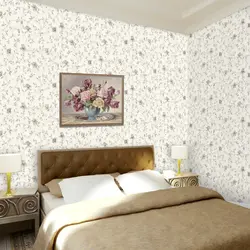 Washable wallpaper for bedroom photo