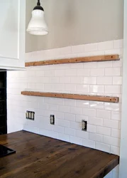 Apron with grout kitchen photo