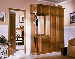 Hallway furniture made of oak photo