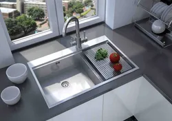 Kitchen sink arrangement photo