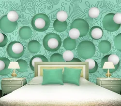 Wallpaper for bedroom balls photo