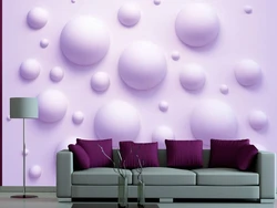 Wallpaper for bedroom balls photo