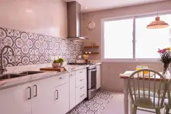 Kitchen on half wall photo