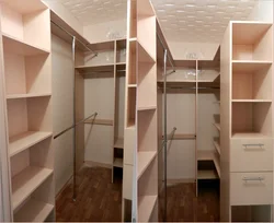 Dressing rooms in panel houses photo