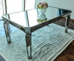 Mirror Tables For Kitchen Photo