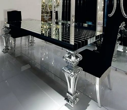 Mirror tables for kitchen photo