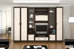 Wenge Wardrobe In The Living Room Photo