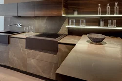 Ceramic Countertop In The Kitchen Photo