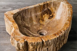 Wooden Sinks And Bathtubs Photo