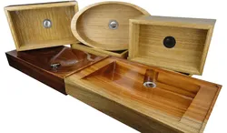 Wooden kitchen sinks photo