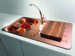 Wooden kitchen sinks photo