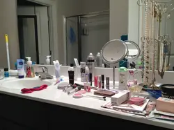 My cosmetics in the bathroom photo