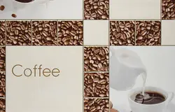 Wallpaper for coffee kitchen photo