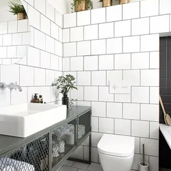 Rectangular tiles for bathtub photo