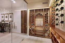 Wine Kitchen In The Interior Photo