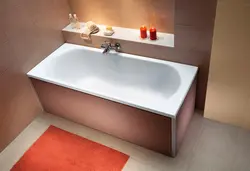 Acrylic or cast iron bathtub photo