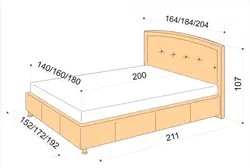 Кровати 2х спальные фото размеры