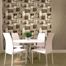 Vinyl photo wallpaper for kitchen photo