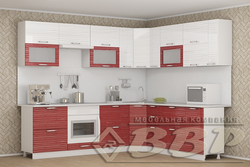 Photo Of Kitchen Top Red Bottom