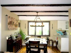 Фальш потолок на кухне фото