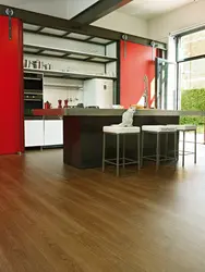 Виниловый ламинат фото на кухне