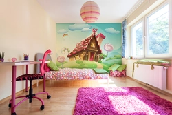 Children's bedrooms with photo wallpaper