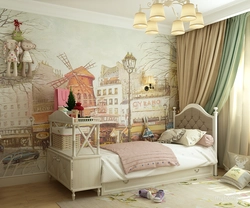 Children's bedrooms with photo wallpaper