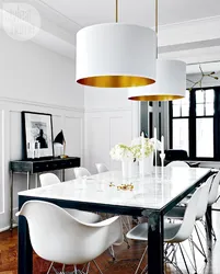 Lamp for white kitchen photo