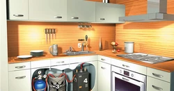Kitchen and gas cylinder photo