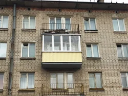 Photo of an apartment building with loggias