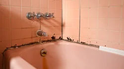Banyoda qara tikişlərin fotoşəkili