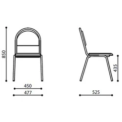 Kitchen Chairs Photo Dimensions