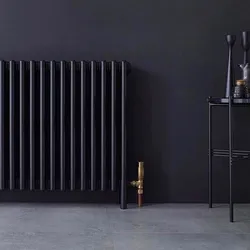 Oshxona fotosuratidagi qora radiator