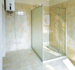 Glass cabins for bathrooms photo