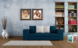 Pictures of living room walls photo
