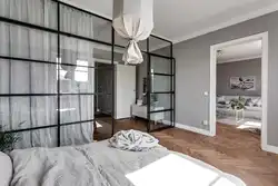 Bedroom With Sliding Partition Photo