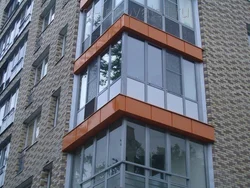 Apartment building with loggia photo