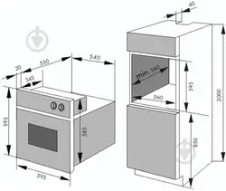 Oven Dimensions For The Kitchen Photo