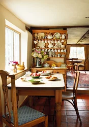 Kitchen in a small house photo