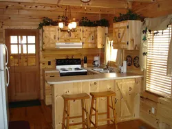 Kitchen in a small house photo