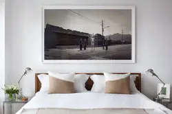 Белая картина в спальню фото