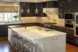Photo Of A Kitchen With A Large Countertop