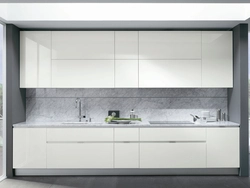 Photo Of A Kitchen With Vertical Handles