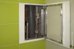 Hidden installation for bathroom photo