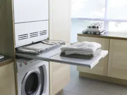 Сушильная машина на кухне фото