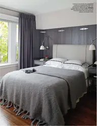 Bedspreads for a gray bedroom photo