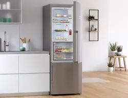 Photos of different refrigerators for the kitchen