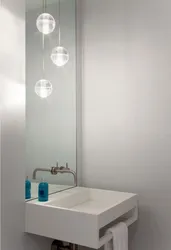 Hanging Lamps In The Bathroom Photo